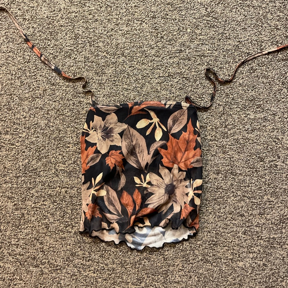 Tie neck top